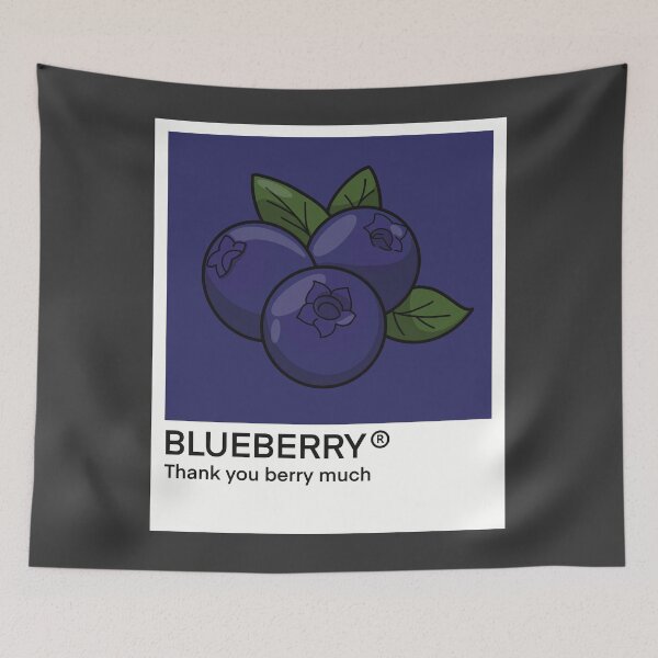 Item preview, Color- Blue Blueberries designed and sold by Fruit-Tee.