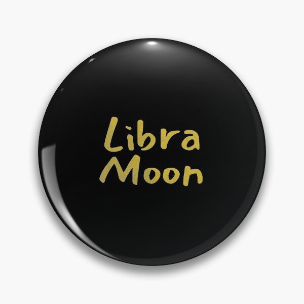 Item preview, Libra Moon Text Yellow designed and sold by leomooncreates.