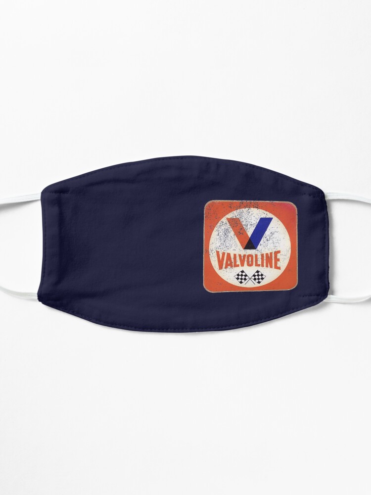 Masque ''Badge porté rétro Valvoline' : autre vue
