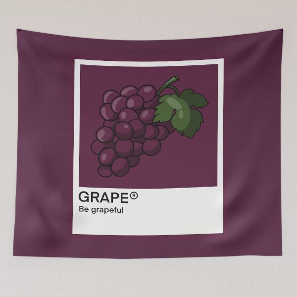 Aperçu de l'œuvre Couleur - Purple Grape créée et vendue par Fruit-Tee.