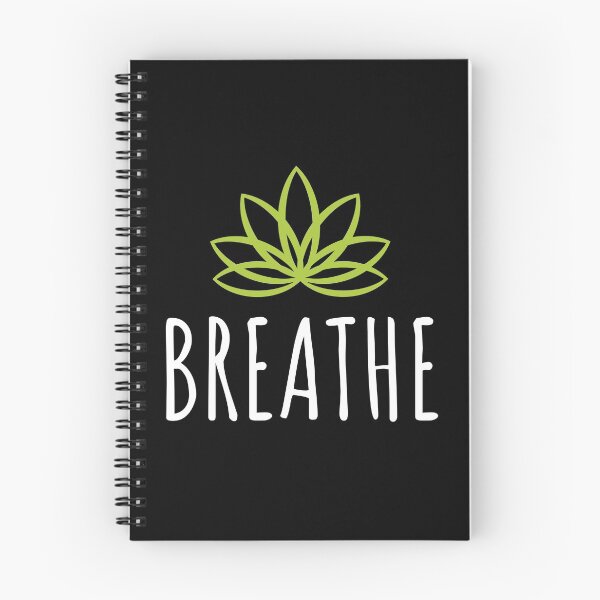 Item preview, Breathe - Yoga Pose Meditation Mindfulness Relaxation Lotus Flower designed and sold by bonmotto.