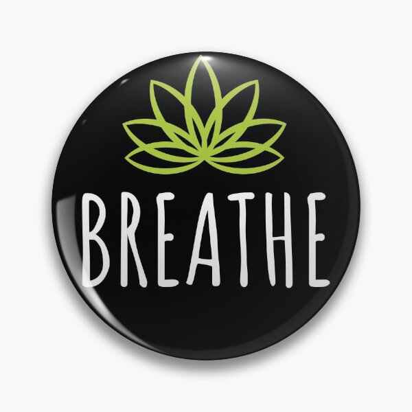 Item preview, Breathe - Yoga Pose Meditation Mindfulness Relaxation Lotus Flower designed and sold by bonmotto.