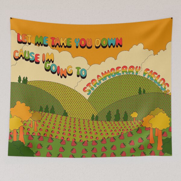 Item preview, campos de fresas designed and sold by Audrey Herbertson.