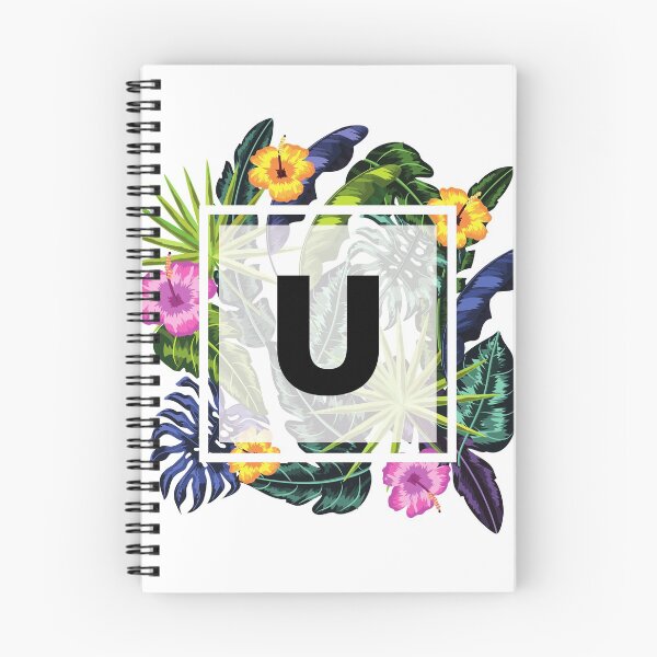 Artikelvorschau, Floral Tropical Letter U. entworfen und verkauft von LamV.