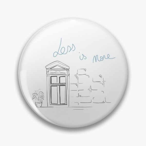 Item preview, Less is more - Architecture quote Ludwig Mies designed and sold by -Nuage-.