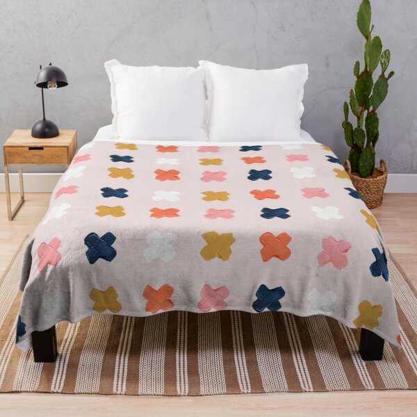 Item preview, X Grid – Blush & Navy Palette designed and sold by Cat Coquillette.