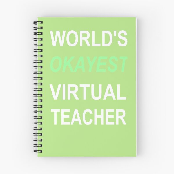 Item preview, WORLS'S OKAYEST VIRTUAL TEACHER designed and sold by AVOGATO KITTY KAT  CAT.