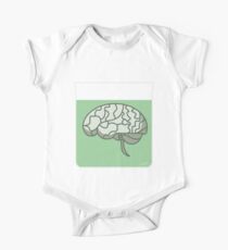 Brain in a jar (green) One Piece - Short Sleeve