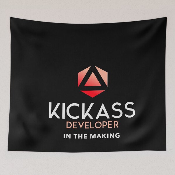 Aperçu de l'œuvre Développeur Kickass en devenir! créée et vendue par SpooTeeDesign.