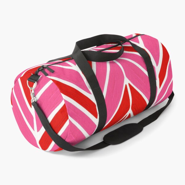 Item preview, Intermittent Herringbone – Red & Pink designed and sold by Cat Coquillette.