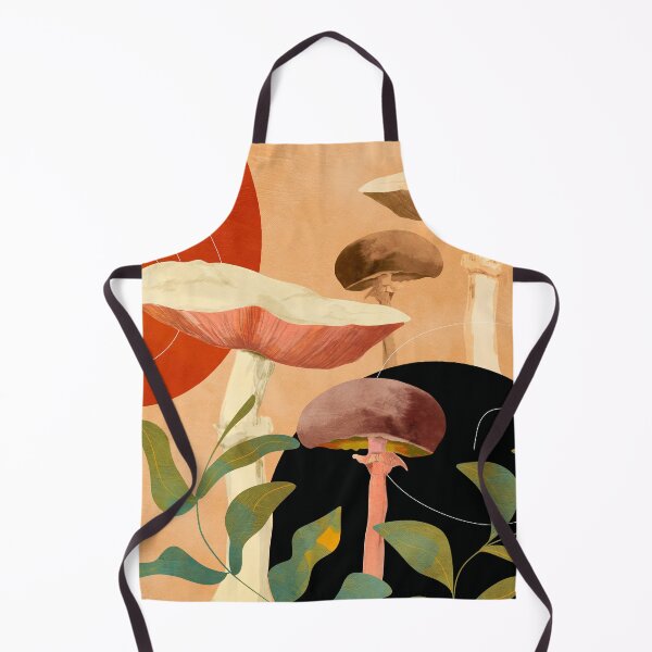 Item preview, mushrooms autumn leaves plant forest Watercolor designed and sold by Ana-Rut-Bre.