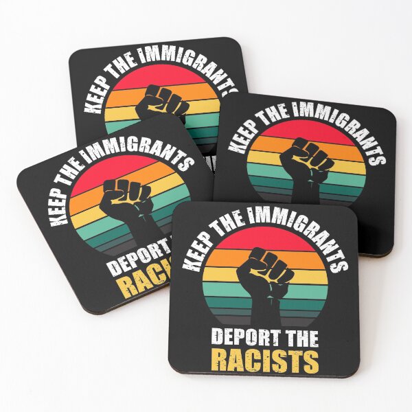 Item preview, KEEP THE IMMIGRANTS DEPORT THE RACISTS designed and sold by aksh-store.