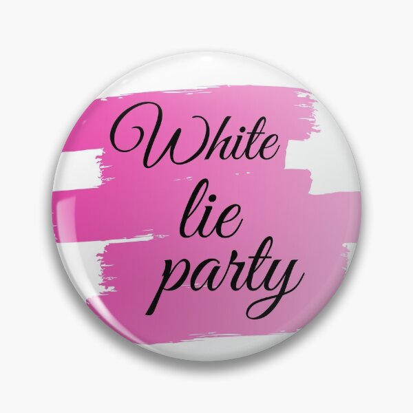 Item preview, white lie party designed and sold by Dear-Ashlin.
