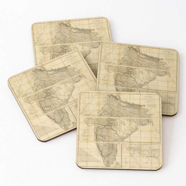 Item preview, Map of India (Hindostan) from 1824 designed and sold by allhistory.