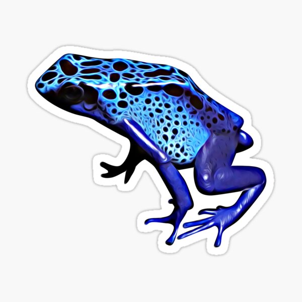 Item preview, Azure Blue Poison dart frog designed and sold by AngryOcean.