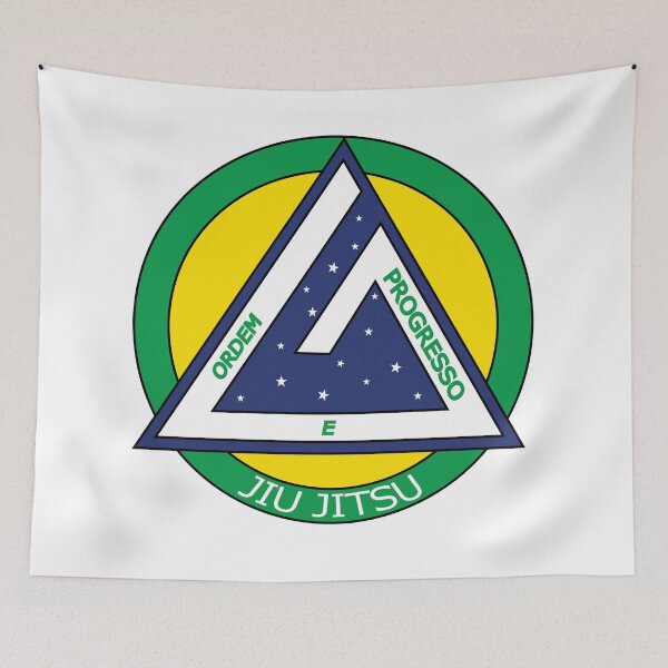 Item preview, BJJ(Brazilian Jiu-jitsu) Brazil - White designed and sold by AJ-DesignCo.
