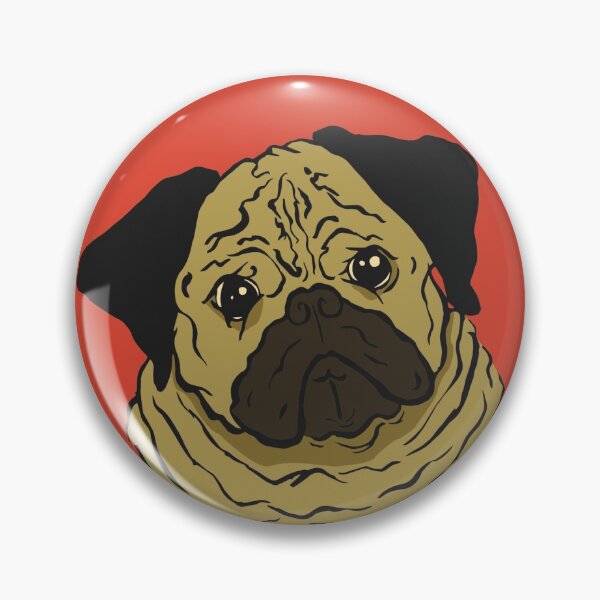 Item preview, Wrinkly Puppy Pug designed and sold by Klasha Fernandes.