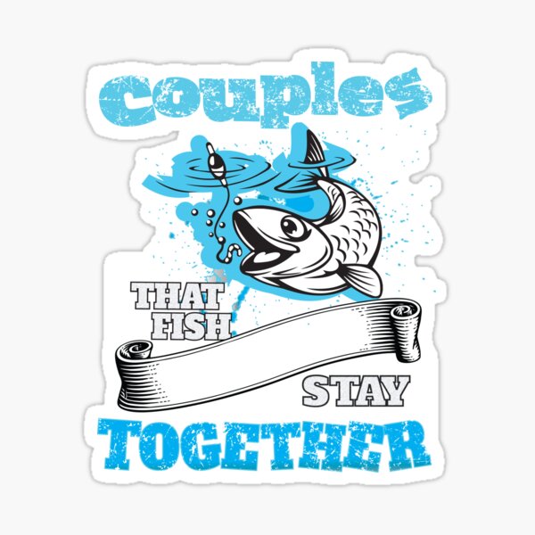 Item preview, Couples that fish stay together designed and sold by Yomiry.