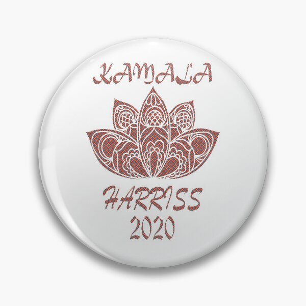 Item preview, Lotus flower Kamala Harris 2020 Vintage Style designed and sold by KiwiArt 2020.