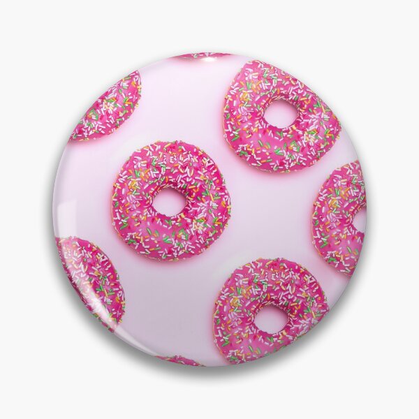 Item preview, Pink Strawberry Frosted Delicious Doughnut Dessert designed and sold by newburyboutique.