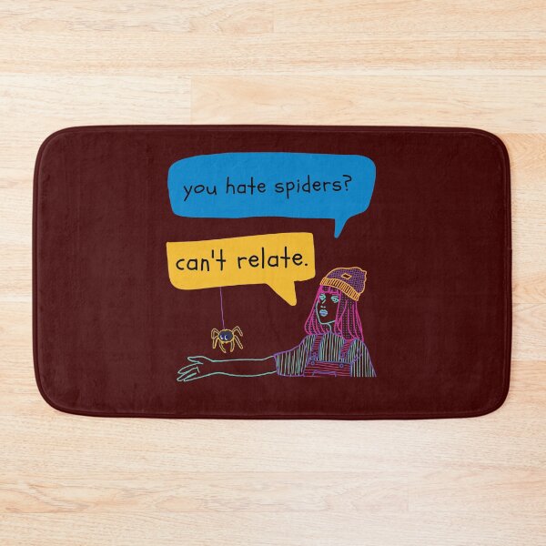 Item preview, Skater Girl Holds Spider Funny Can't Relate Quote designed and sold by luchik-and-co.