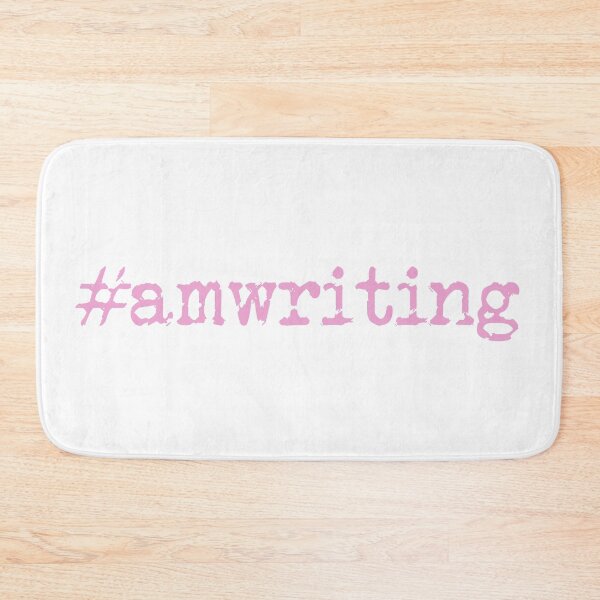 Item preview, #amwriting in Pink designed and sold by TeaRoseWriter.