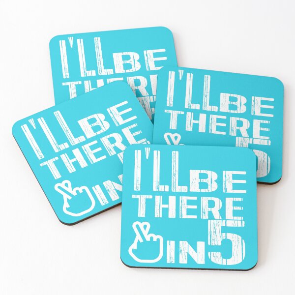 Item preview, White lie Party Fact - I'll be there in 5 - fingers crossed designed and sold by PacificStreams.