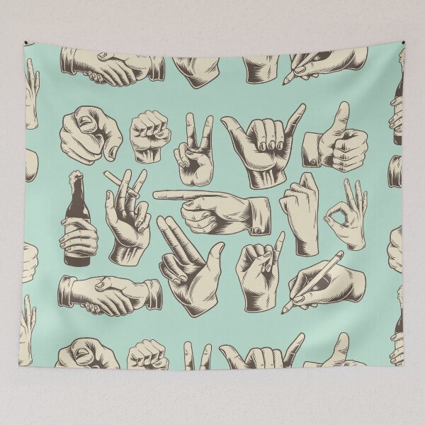 Item preview, Hand Gestures designed and sold by dusie.