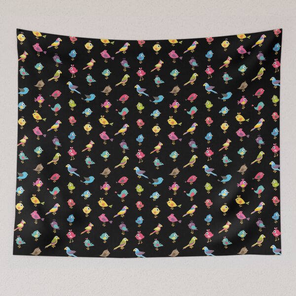 Item preview, Cute Birds Pattern - Dark designed and sold by Slappers.
