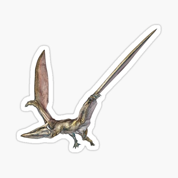 Flugsaurier Quetzalcoatlus, Dino, Dinosaurier Sticker