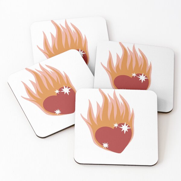 Item preview, heart on fire designed and sold by hannahmossss.