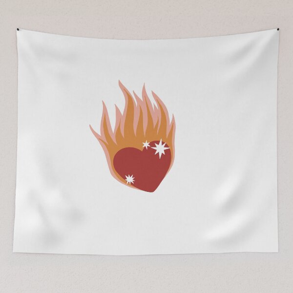 Item preview, heart on fire designed and sold by hannahmossss.