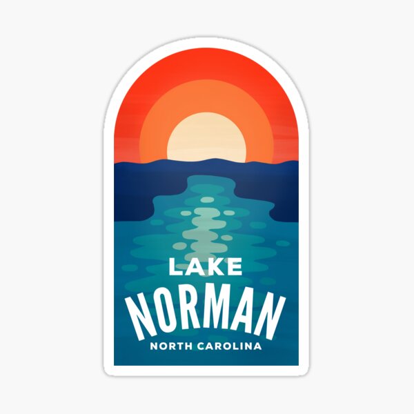 Item preview, Lake Norman Retro Sunset designed and sold by HalpinDesign.