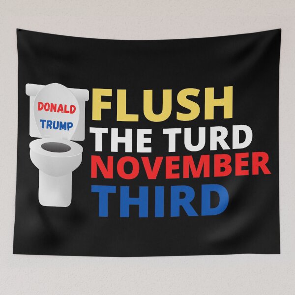 Item preview, Flush the turd November third designed and sold by Zaibo.
