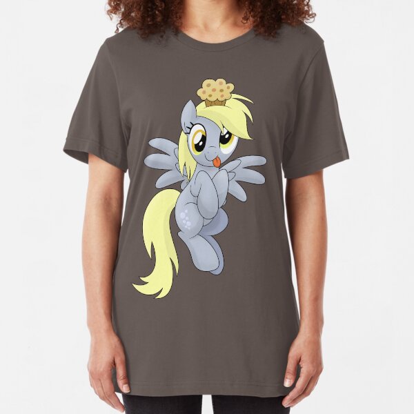 Derpy Muffins Shirt (My Little Pony: Friendship is Magic) Slim Fit T-Shirt