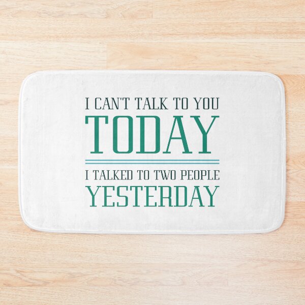 Item preview, I Can’t Talk To You designed and sold by LuckyFoxDesigns.
