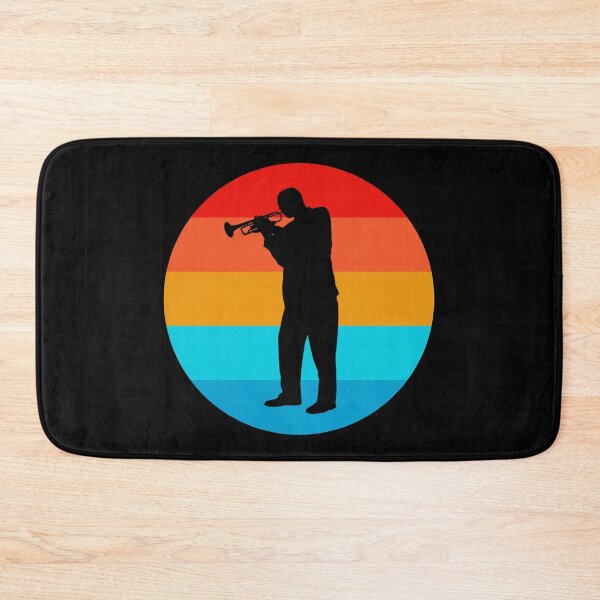 Item preview, Trumpet Player Retro Sunset designed and sold by HalpinDesign.