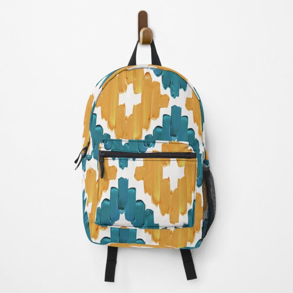 Item preview, Textile Diamonds – Teal & Ochre designed and sold by Cat Coquillette.