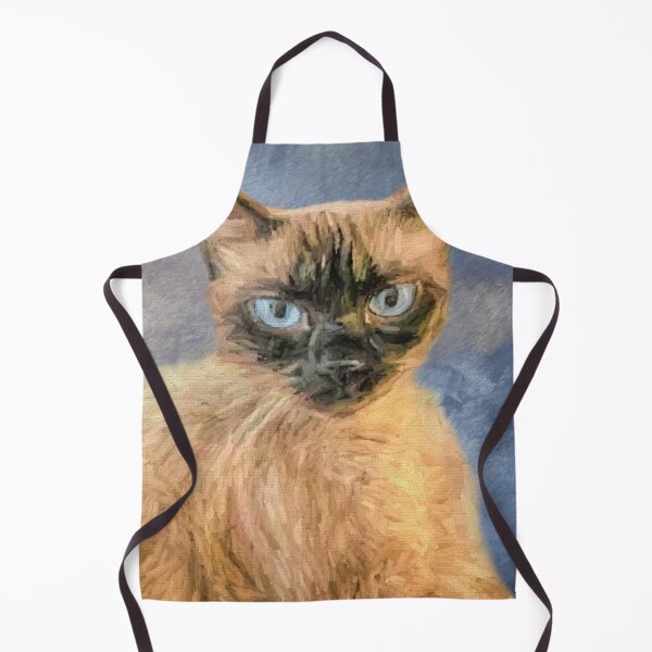 Item preview, Portrait of a Seal Point Siamese Cat designed and sold by Elisabeth Lucas.