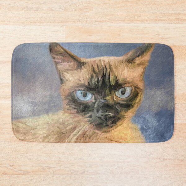 Item preview, Portrait of a Seal Point Siamese Cat designed and sold by Elisabeth Lucas.