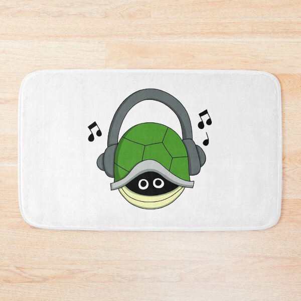 Item preview, Turtle in Shell with Headphones designed and sold by palaco210.