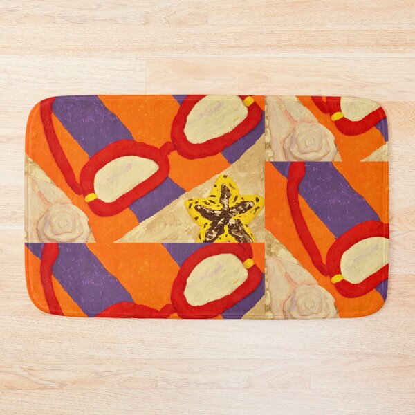 Item preview, Beach Towel with Glasses, Seashell, and Starfish designed and sold by Kim McClain Gregal.