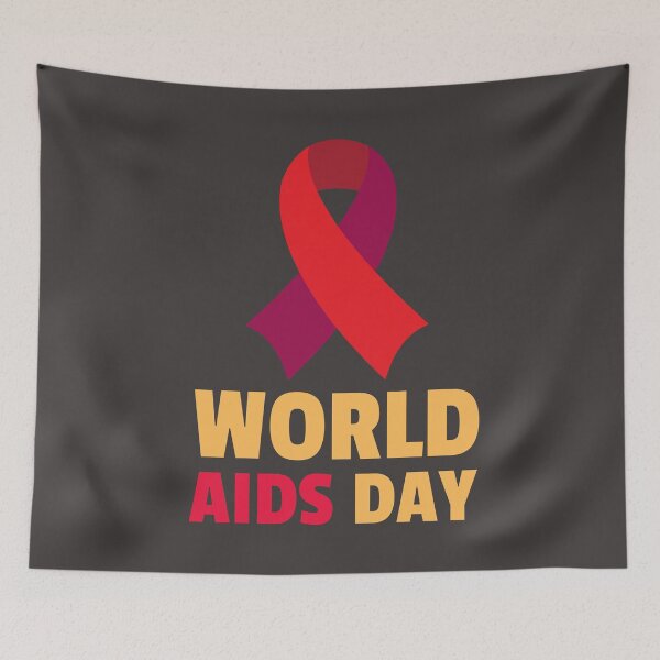 Item preview, World Aids Day designed and sold by Delicarte.