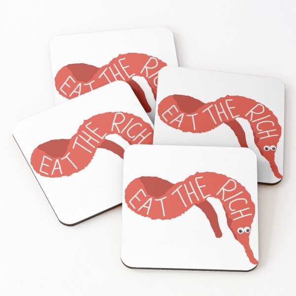Item preview, worm on a string eat the rich tiktok designed and sold by TheFirstMayDay.