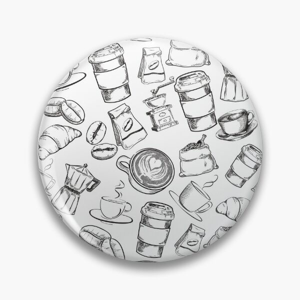 Item preview, Coffee Pattern Design designed and sold by Marguerite Faure.