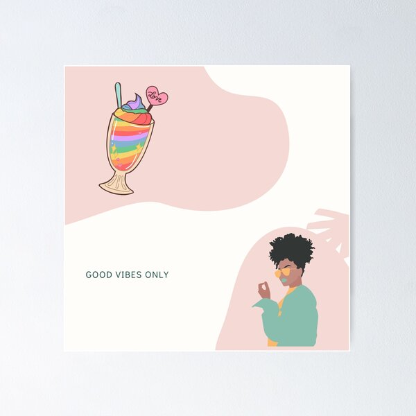Item preview, Good Vibes Only designed and sold by BeSafeRs.