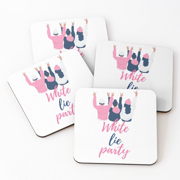 Item preview, white lie party cute designed and sold by Dear-Ashlin.