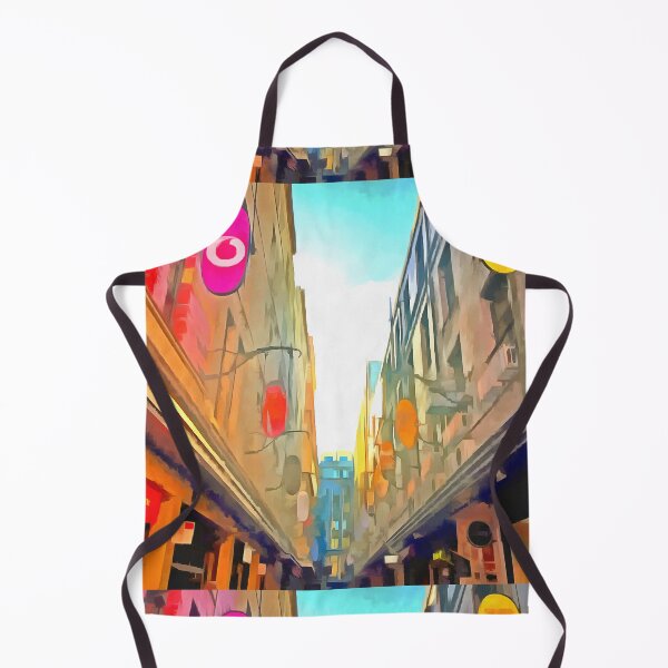 Item preview, Passage between colorful buildings designed and sold by ashishagarwal74.