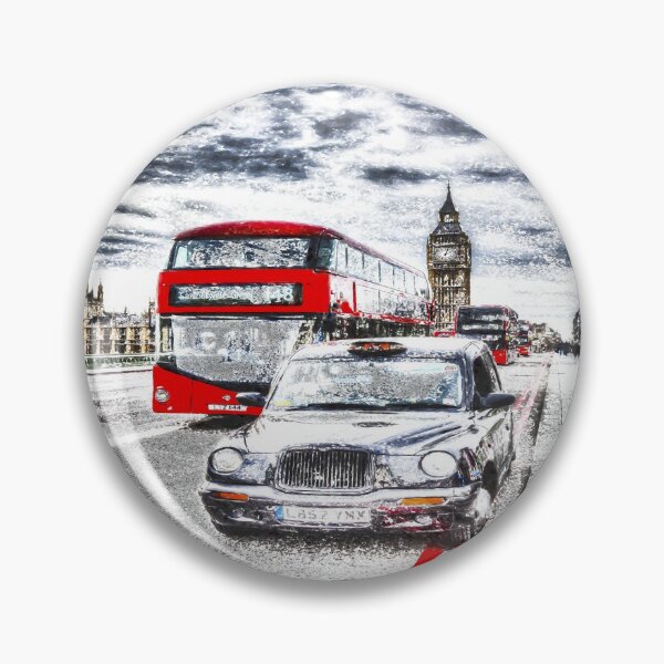 Item preview, Westminster Bridge London Snow Art designed and sold by Londonimages.