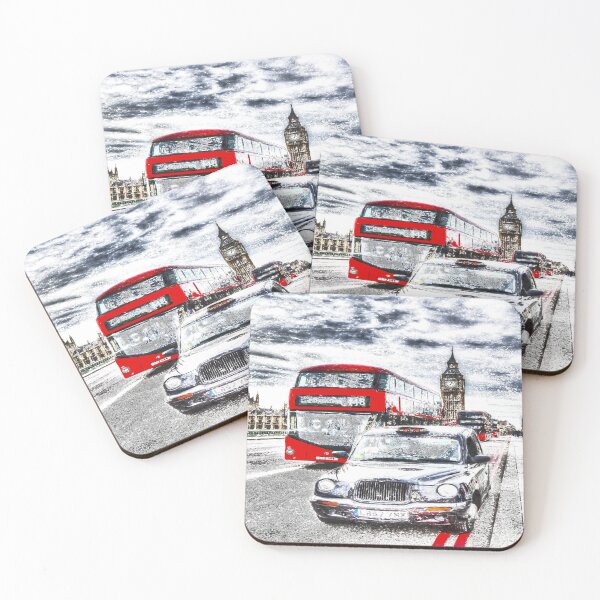 Item preview, Westminster Bridge London Snow Art designed and sold by Londonimages.